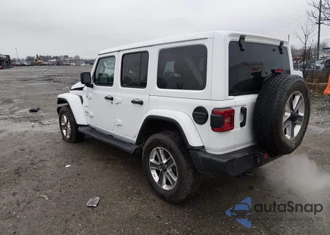 2021 Jeep Wrangler Unlimited Sahara 4X4 from USA, damaged, VIN 1C4HJXEN8MW612155